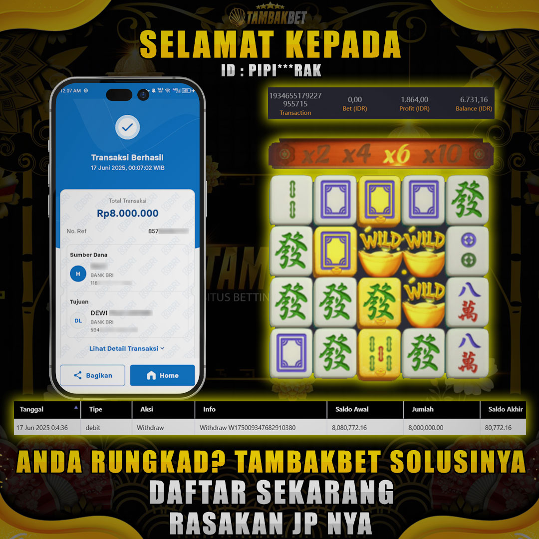 TAMBAKBET PUNYA MAHJONG YANG GACOR