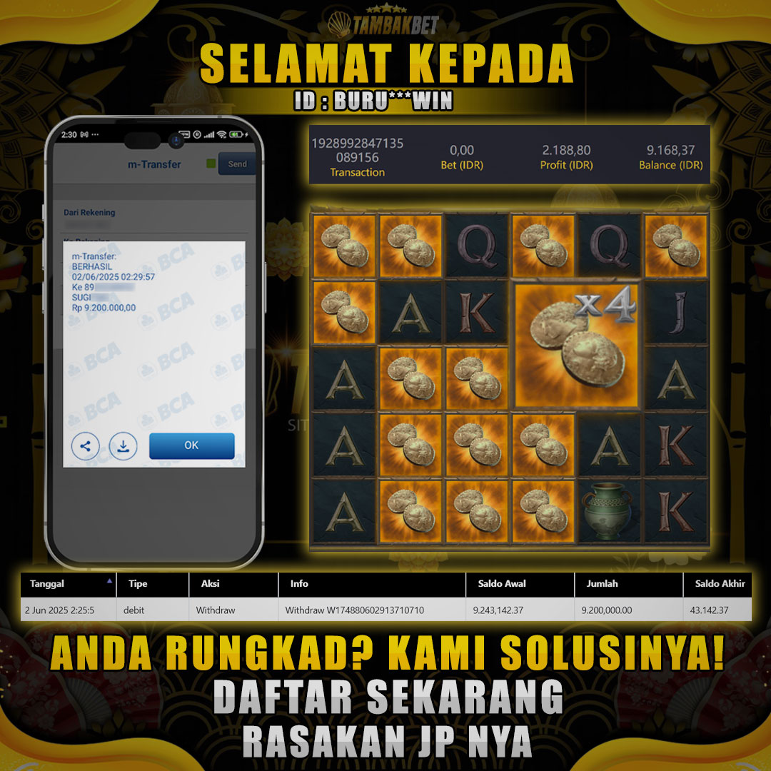 JACKPOT HARI INI LEGEND OF PERSEUS