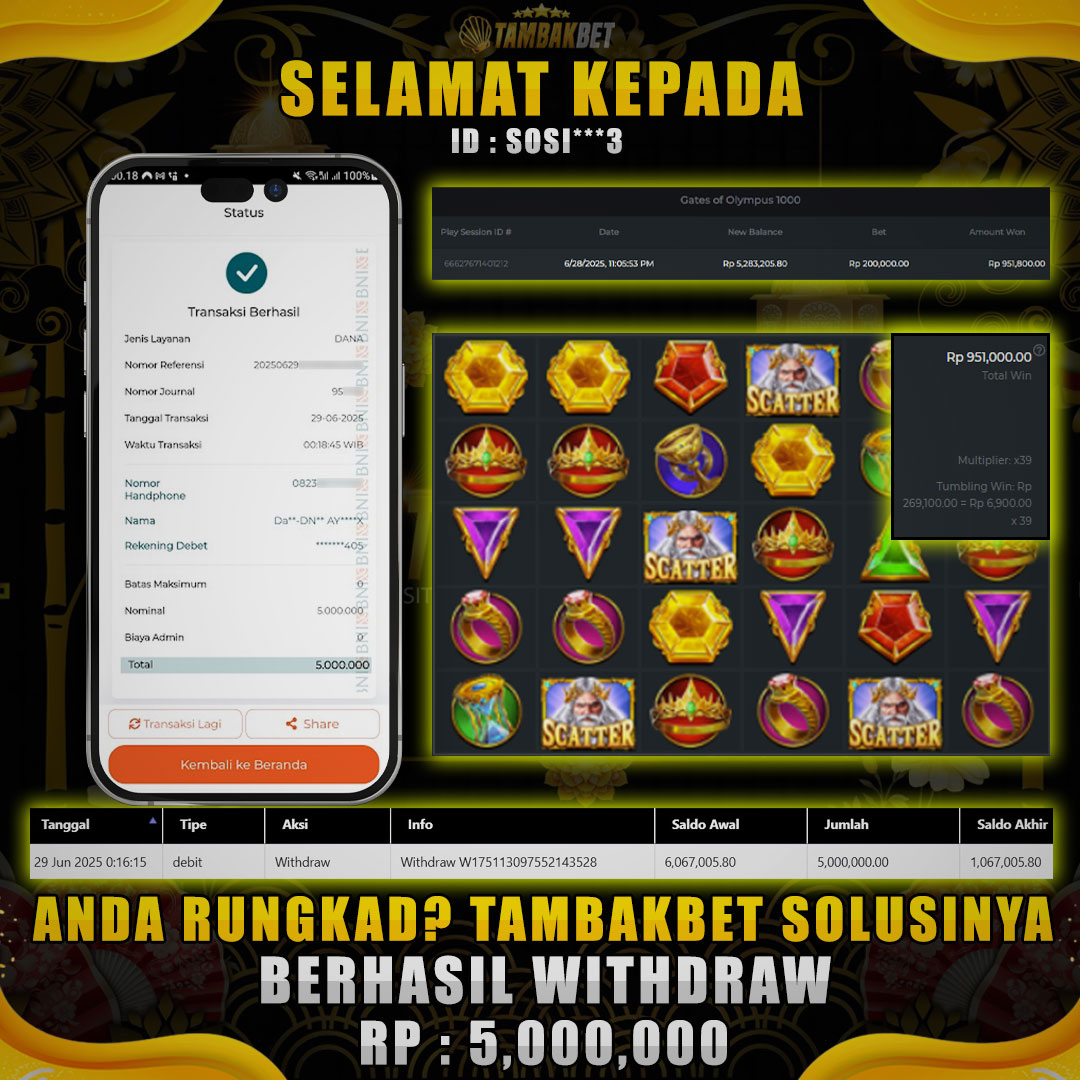 GATES OF OLYMPUS TAMBAKBET CUAN ABIS