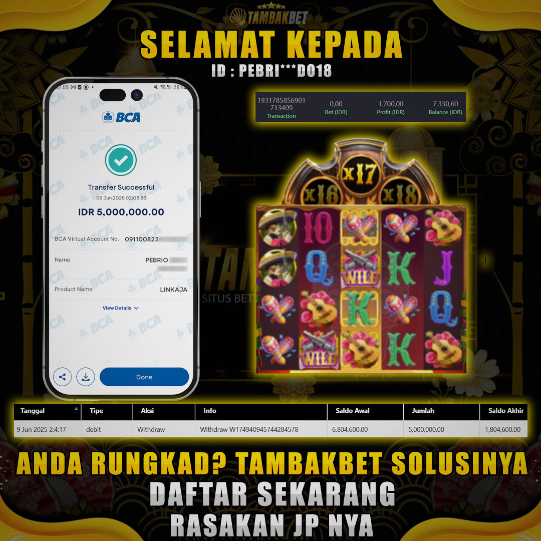 WILD BANDITO TAMBAKBET MENGGACOR