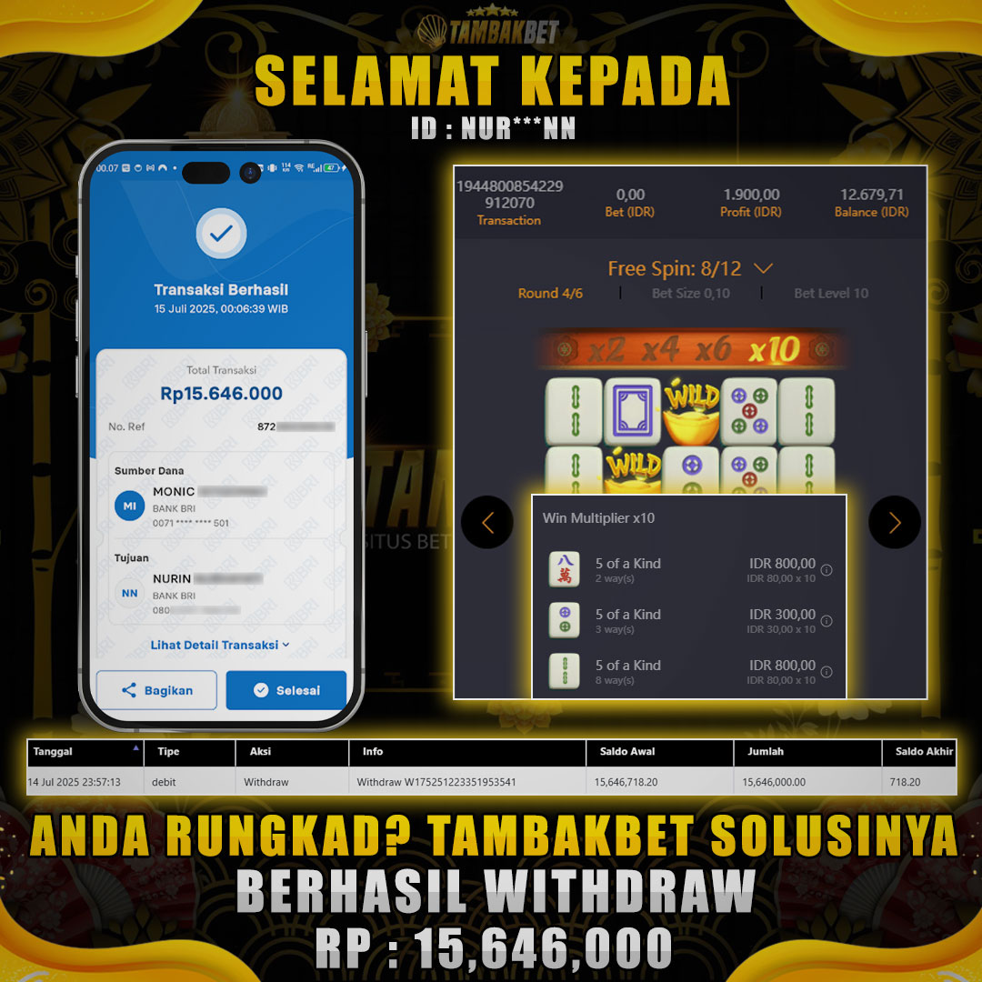 WAJIB COBA SPIN 6K DI TAMBAKBET GACOR PARAH