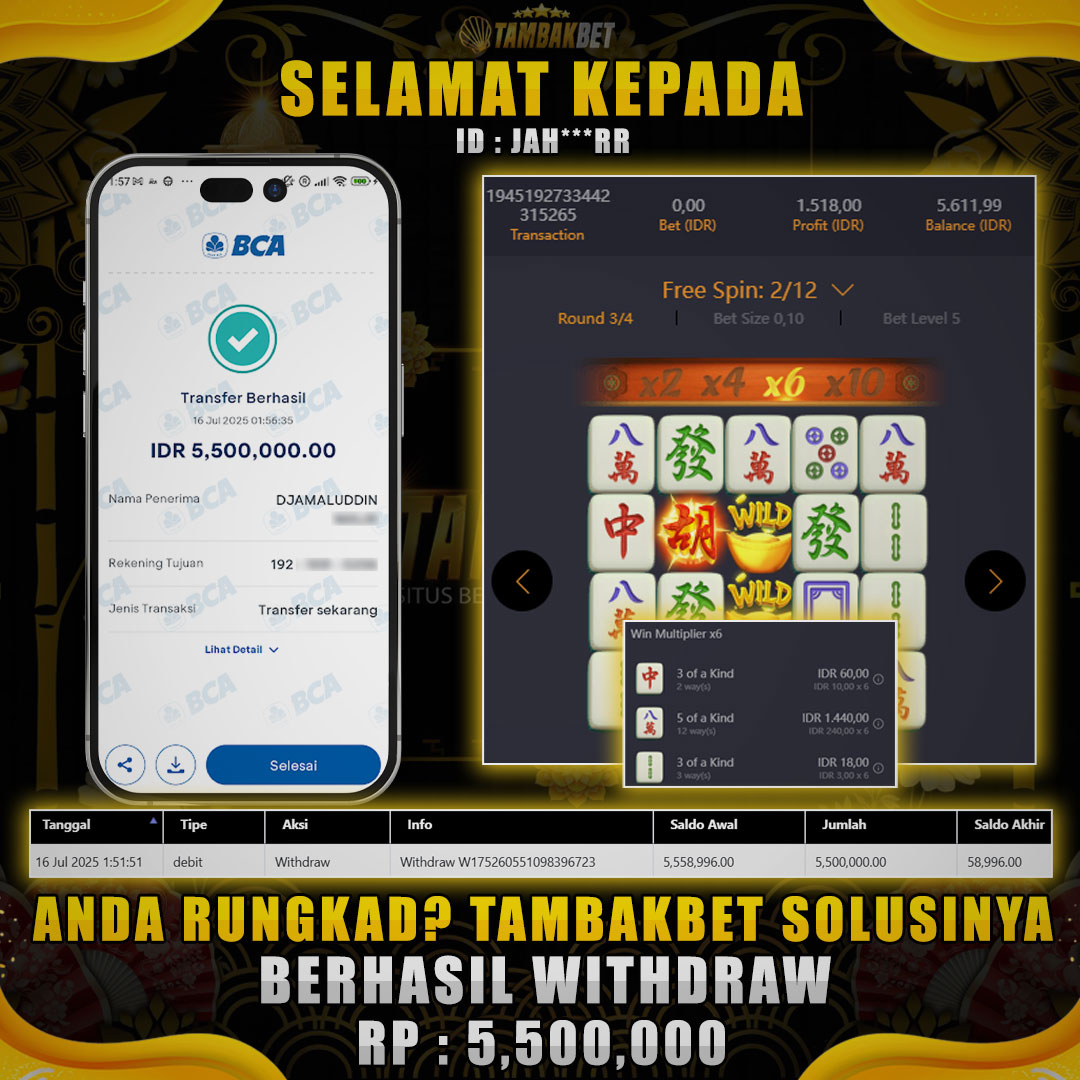 MAHJONG WAYS BET 6K LANGSUNG NGASIH JP