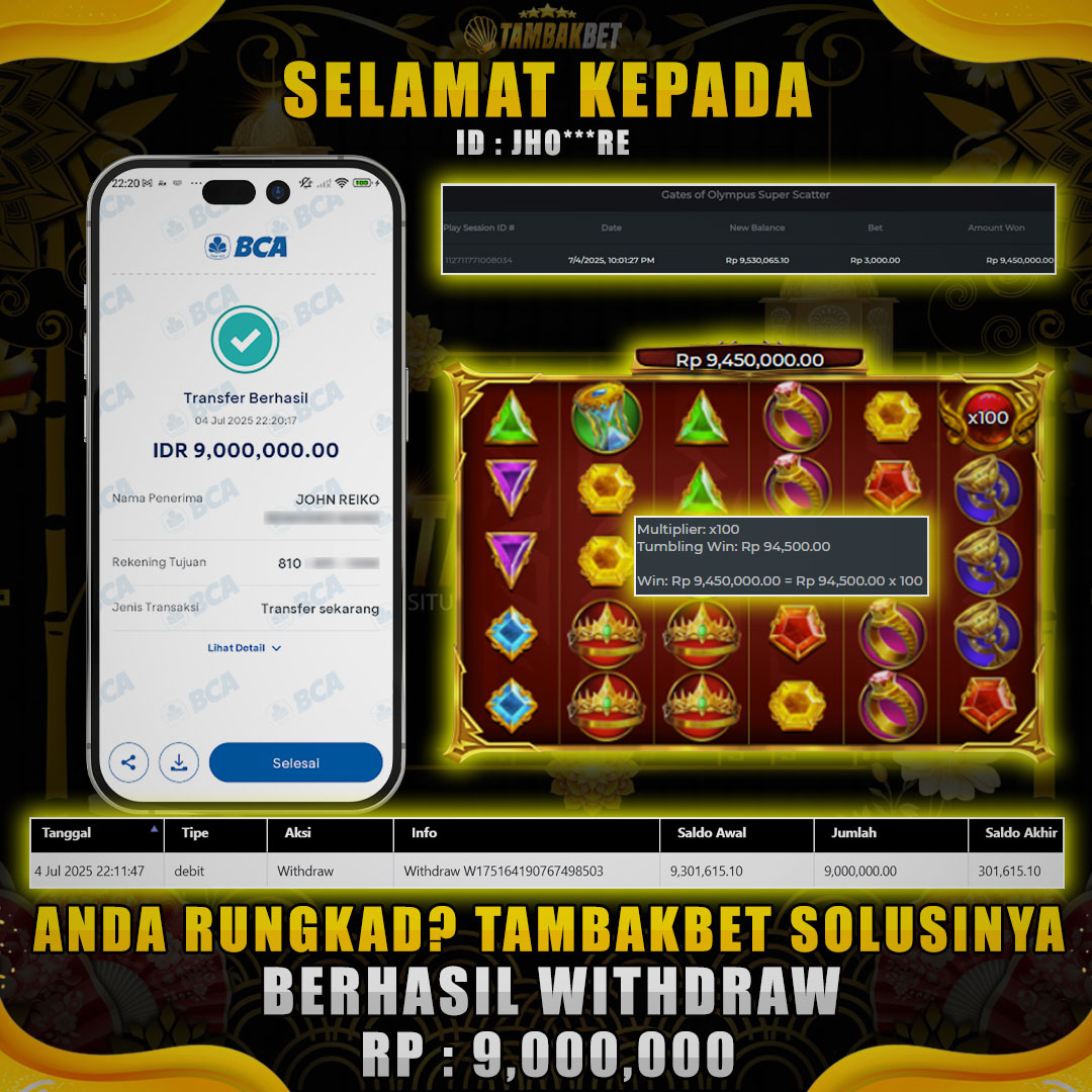 SUPER SCATTER SUPER JP DI TAMBAKBET