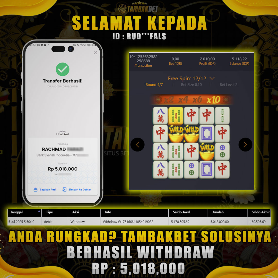 BAWA ADEM MAIN DI TAMBAKBET