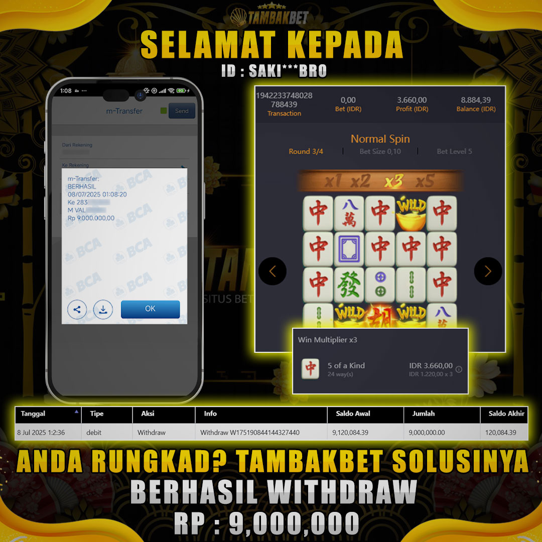 MAHJONG WAYS LAGI LAGI GACOR BANGET